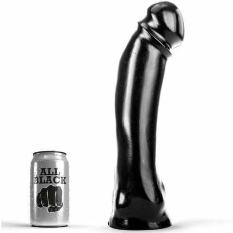⁨All Black Model 5639 - Akcesorium Intymne 33 cm, Czarny, PVC⁩ w sklepie Wasserman.eu