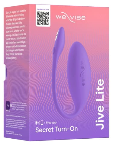⁨We-Vibe Jive Lite Purple - Model z Bluetooth, 10 trybow, silikon 10,2 cm⁩ w sklepie Wasserman.eu