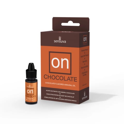 ⁨Sensuva ON Chocolate olejek intymny 5 ml smak czekoladowy⁩ w sklepie Wasserman.eu