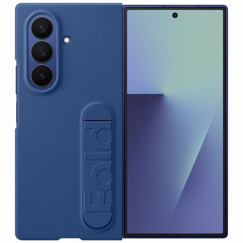 ⁨Etui Samsung Silicone Case do Galaxy Z   Fold7 niebieski⁩ w sklepie Wasserman.eu