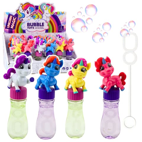⁨Bańki Mydlane Jednorożec Ruchoma Figurka Kolorowy 14cm Mix⁩ w sklepie Wasserman.eu