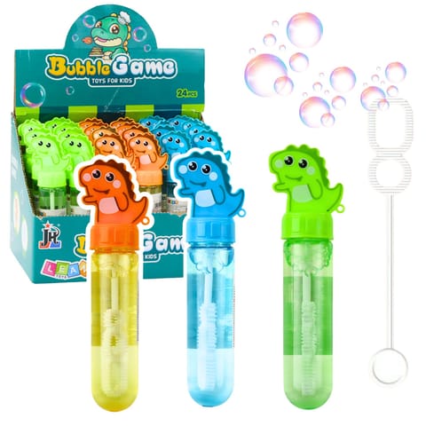 ⁨Bańki Mydlane Dinozaur 3 Otwory Do Baniek Mix Kolorów 30ml⁩ w sklepie Wasserman.eu