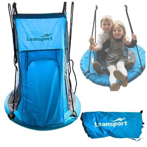 ⁨Namiot do Huśtawki Bocianie Gniazdo Niebieski 90-100CM⁩ w sklepie Wasserman.eu