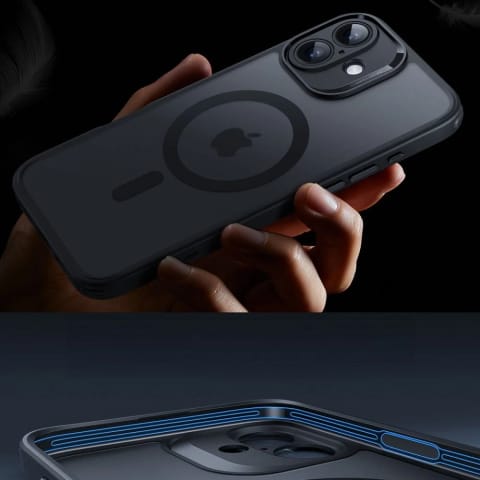 ⁨Etui ESR Classic Pro Set MagSafe iPhone 16 Czarny Frosted⁩ w sklepie Wasserman.eu