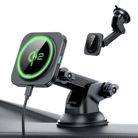 ⁨Uchwyt Samochodowy ESR HaloLock Qi2 15W MagSafe Czarny⁩ w sklepie Wasserman.eu