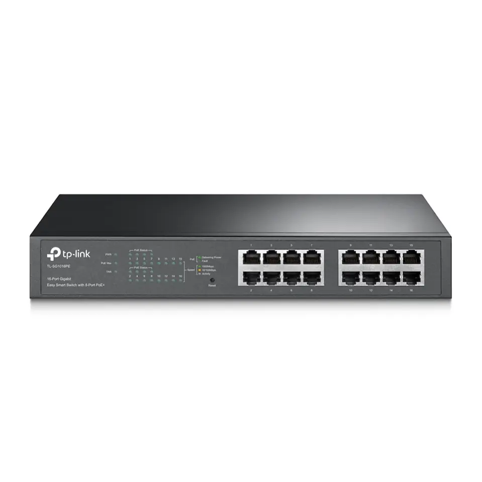 ⁨SG1016PE switch Smart 16x1GbE (8xPoE+)⁩ at Wasserman.eu