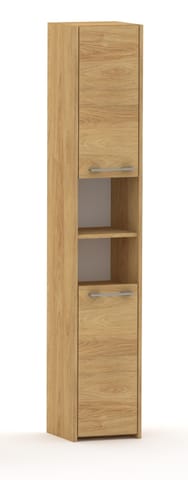 ⁨Słupek łazienkowy komin LUNA 40 cm 2D Hikora naturalna⁩ w sklepie Wasserman.eu