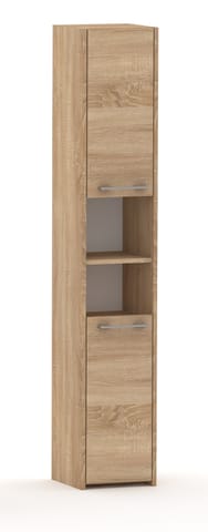 ⁨Słupek łazienkowy komin LUNA 40 cm 2D Dąb Sonoma⁩ w sklepie Wasserman.eu