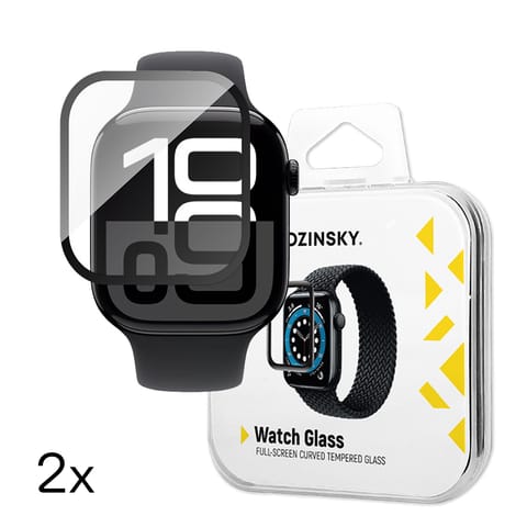 Szkło hartowane do zegarka Apple Watch 42mm Full Glue - 2 szt. w sklepie Wasserman.eu