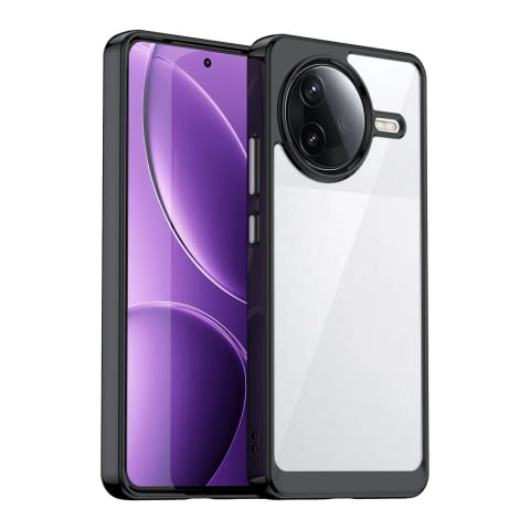 Etui z żelową ramką na Xiaomi Poco F7 Ultra Outer Space Case - czarne w sklepie Wasserman.eu