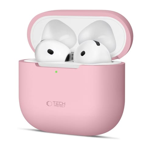 ⁨Etui ochronne silikonowe na słuchawki Apple AirPods 4 - różowe⁩ w sklepie Wasserman.eu
