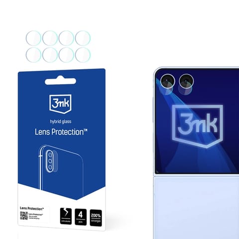 3mk Lens Protection - Szkło na obiektyw aparatu Samsung Galaxy Z Flip 7 (4 zestawy) w sklepie Wasserman.eu