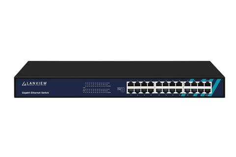 ⁨Lanview Unmanaged 24-Port Full⁩ w sklepie Wasserman.eu