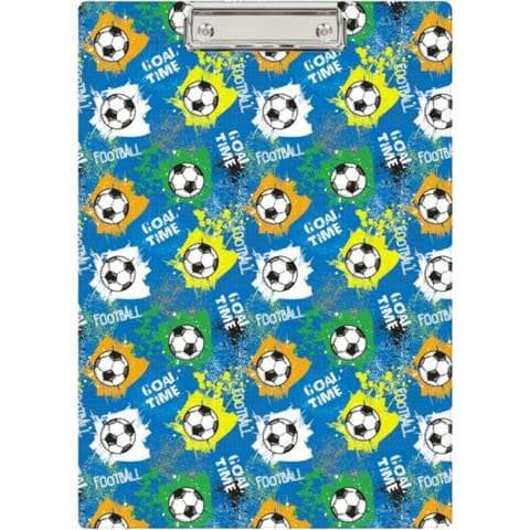 ⁨Deska z klipem A4 z nadrukiem FOOTBALL KHN-01-34 BIURFOL⁩ w sklepie Wasserman.eu