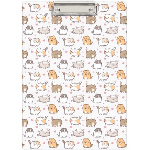 ⁨Deska z klipem A4 z nadrukiem KITTENS KHN-01-35 BIURFOL⁩ w sklepie Wasserman.eu