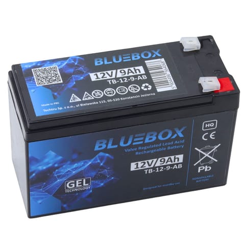 ⁨BLUEBOX Akumulator Żelowy VRLA AGM 12V9Ah Do Auta Na Akumulator⁩ w sklepie Wasserman.eu