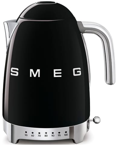 ⁨Czajnik SMEG KLF04BLEU (1.7L /2400W /Czarny )⁩ w sklepie Wasserman.eu