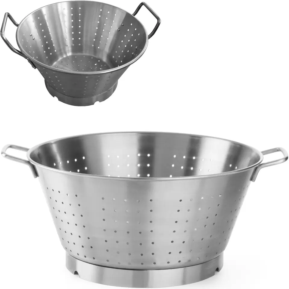 ⁨Slotted bathtub steel colander Profi Line Wed. 400mm - HENDI 535523⁩ at Wasserman.eu