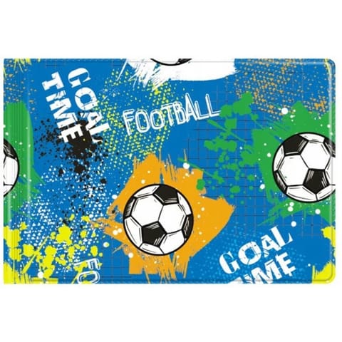 ⁨Okładka na dokumenty ucznia mała z nadrukiem FOOTBALL OD-33-34 BIURFOL⁩ w sklepie Wasserman.eu
