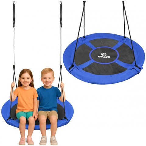 ⁨HUŚTAWKA OGRODOWA BOCIANIE GNIAZDO 110CM XXXL NIEBIESKA⁩ w sklepie Wasserman.eu