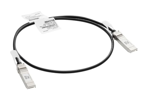 ⁨HPE Aruba Networking R9D19A InfiniBand/fibre optic cable 1 m SFP+ Black, Silver⁩ at Wasserman.eu