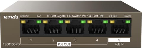 ⁨SWITCH POE TENDA TEG1105PD⁩ w sklepie Wasserman.eu
