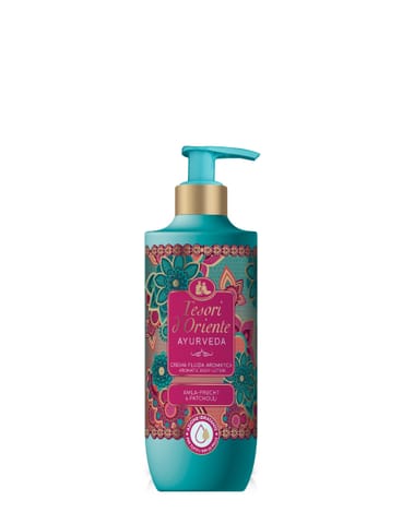 ⁨TESORI D`ORIENTE Nawilżający Balsam do ciała Ayurveda 400 ml⁩ w sklepie Wasserman.eu
