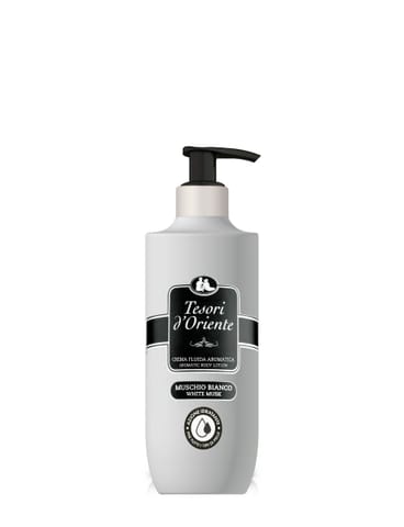 ⁨TESORI D`ORIENTE Nawilżający Balsam do ciała Muschio Bianco 400 ml⁩ w sklepie Wasserman.eu