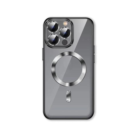 ⁨Etui Wozinsky Electroplated MagSafe do Samsung Galaxy S24 FE Srebrne⁩ w sklepie Wasserman.eu