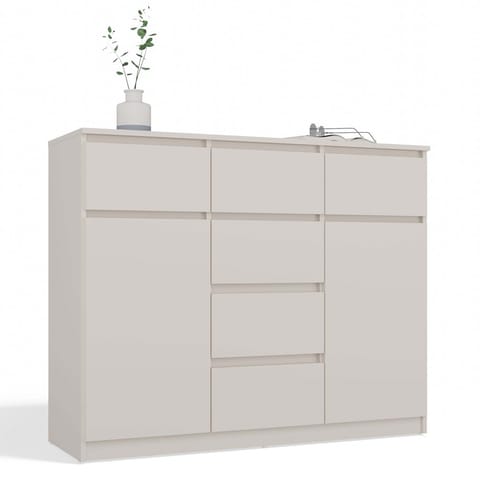 ⁨Komoda Malwa 2D6S KASZMIR BEŻ⁩ w sklepie Wasserman.eu