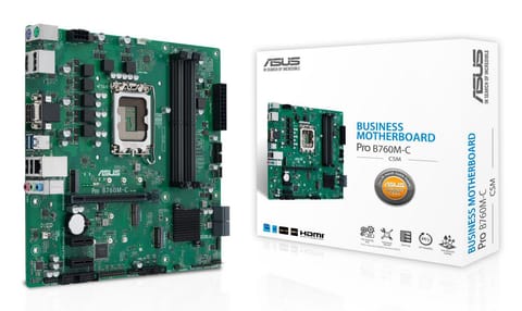 ⁨ASUS B760M-C-CSM - bundkort - micro-AT⁩ at Wasserman.eu