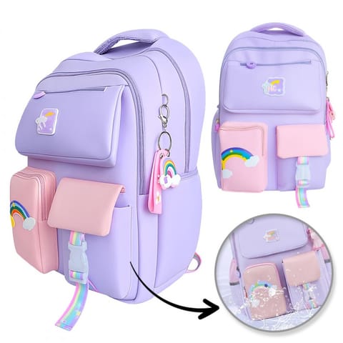 ⁨Plecak RAINBOW sweet szkolny uniwersalny kieszonki, odblaski PL160FIO⁩ w sklepie Wasserman.eu