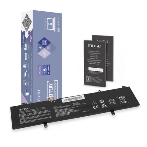 ⁨Bateria Mitsu do Asus VivoBook F411U, S410U, X411U⁩ w sklepie Wasserman.eu