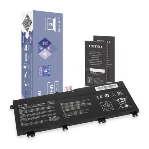 ⁨Bateria Mitsu do Asus ROG Strix GL503V, GL703V, FX705D (krótka taśma)⁩ w sklepie Wasserman.eu