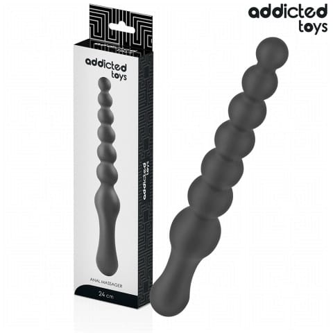 ⁨Addicted Toys masażer analny 24 cm z silikonu medycznego, progresywny⁩ w sklepie Wasserman.eu