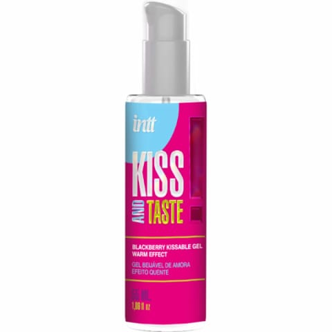 ⁨Intt Kissable żel rozgrzewający do masażu o smaku jeżyny 55 ml⁩ w sklepie Wasserman.eu