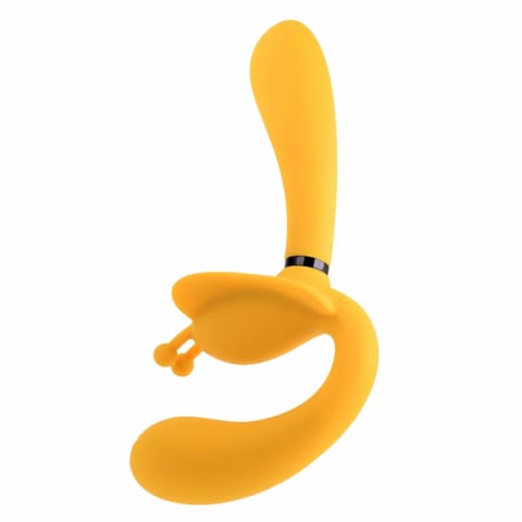 ⁨Evolved The Monarch Bezpaskowy Wibrator Intymny 3 Silniki Żołty⁩ w sklepie Wasserman.eu