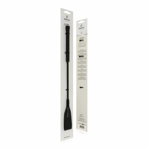 Rimba Czarna Szpicruta Skorzana z Ergonomicznym Uchwytom 44 cm w sklepie Wasserman.eu
