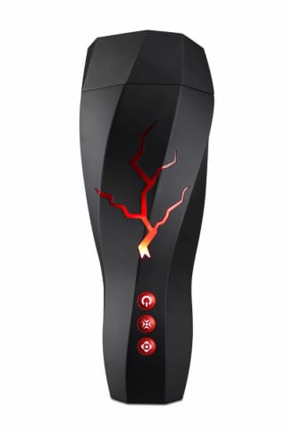 ⁨M For Men Storm White - urządzenie intymne wibracyjne z funkcją ssania⁩ w sklepie Wasserman.eu
