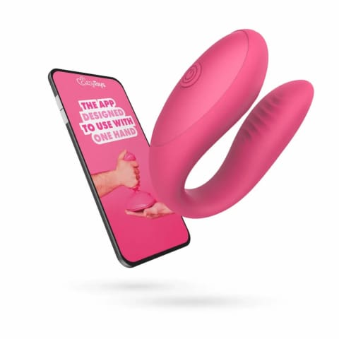 ⁨EasyConnect Orio - Wibrujący model dla par, sterowanie aplikacją, fioletowy⁩ w sklepie Wasserman.eu