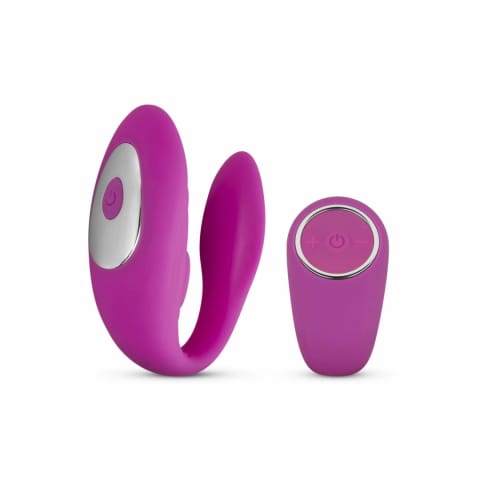 ⁨Tap Dancer by Dream Toys - Wibrujący system dla par, 7 trybow, fioletowy⁩ w sklepie Wasserman.eu