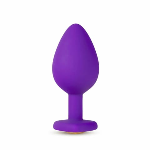 ⁨Blush Temptasia Bling Plug Medium fioletowy z ozdobnym kryształem⁩ w sklepie Wasserman.eu