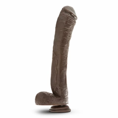 ⁨Dr. Skin Mr. Ed XL model z przyssawką 33 cm, brązowy, PVC⁩ w sklepie Wasserman.eu