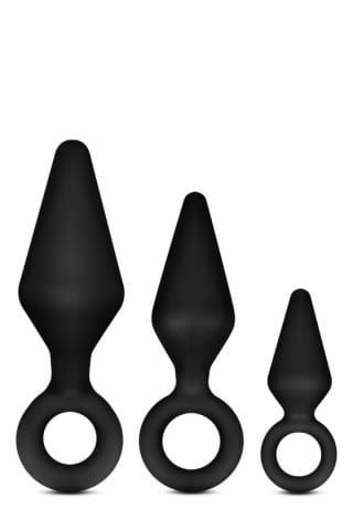 ⁨Blush Novelties Anal Adventures Platinum Zestaw 3 zatyczek silikonowych⁩ w sklepie Wasserman.eu