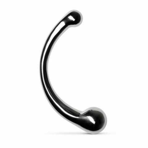 ⁨Sinner Gear The Curvey Metalowy Stimulator Punktowy, dwustronny, srebrny⁩ w sklepie Wasserman.eu