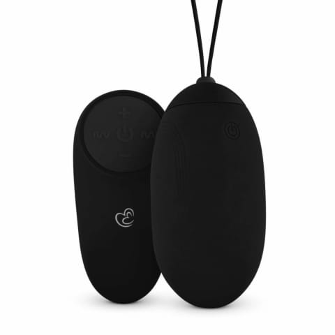 ⁨EasyToys Jajko Wibrujące XL z Pilotem Bezprzewodowym, Czarny⁩ w sklepie Wasserman.eu