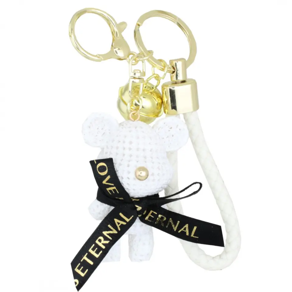 ⁨Key ring with bell BEAR SWEET Biel BRL116⁩ at Wasserman.eu