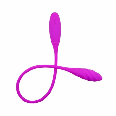 ⁨Pretty Love Snaky Vibe podwojny masażer silikonowy 7 trybow fioletowy⁩ w sklepie Wasserman.eu