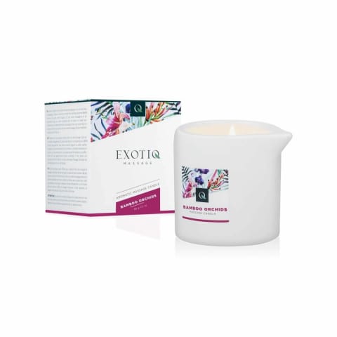 ⁨Exotiq Świeca do Masażu Bambus i Orchidea 60g - Relaksujący olejek⁩ w sklepie Wasserman.eu