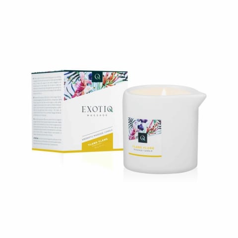 ⁨Exotiq Świeca do Masażu Ylang Ylang 60g - Relaksacyjny Olejek Zapachowy⁩ w sklepie Wasserman.eu